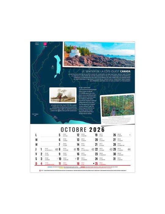 HUBERT 2026 - 12 FEUILLETS - BLOC SEUL SANS MARQUAGE