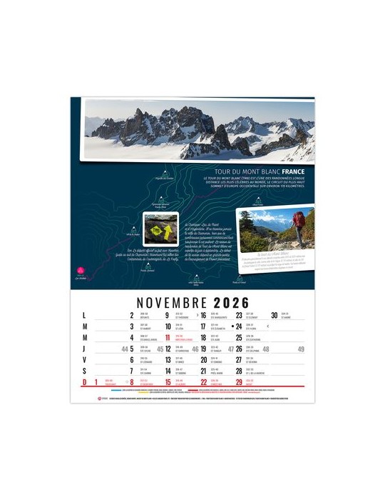 HUBERT 2026 - 12 FEUILLETS - BLOC SEUL SANS MARQUAGE