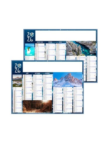 EXPEDITIONS 2026 - MIDI 430 x 335 mm - LEGER 400G - SANS MARQUAGE - 1 TROU EN TETE