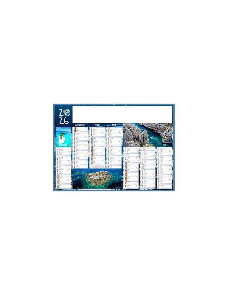 EXPEDITIONS 2026 - MIDI 430 x 335 mm - LEGER 400G - SANS MARQUAGE - 1 TROU EN TETE