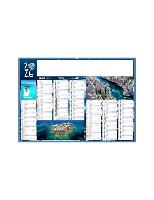 EXPEDITIONS 2026 - MIDI 430 x 335 mm - LEGER 400G - SANS MARQUAGE - 1 TROU EN TETE