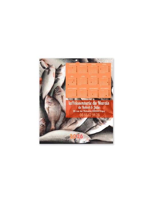 ESTAMPE MURALE CREATION 2026 - LONG 215 X 600 mm - RIGIDE - LIVREE A PLAT