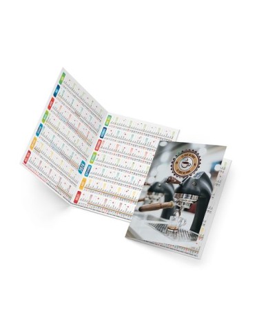 CALENDRIER DE POCHE CREATION 2026 - 110 x 156 mm - QUADRI RECTO VERSO - PAPIER 380g