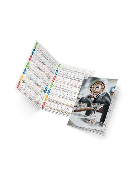 CALENDRIER DE POCHE CREATION 2026 - 110 x 156 mm - QUADRI RECTO VERSO - PAPIER 380g