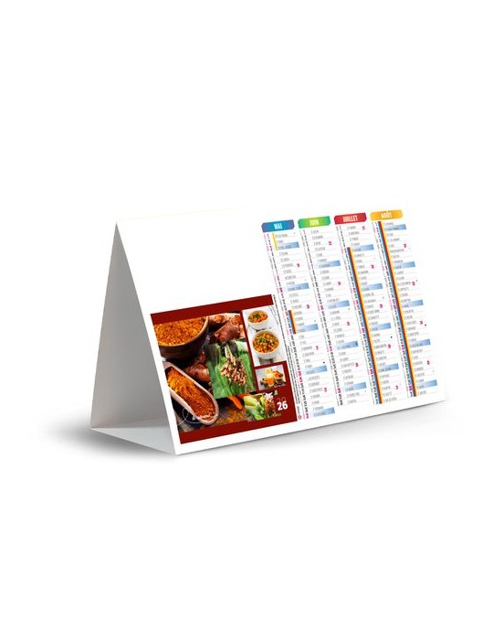 CHEVALET DE COMPTOIR - AROMES 2026 - QUADRI