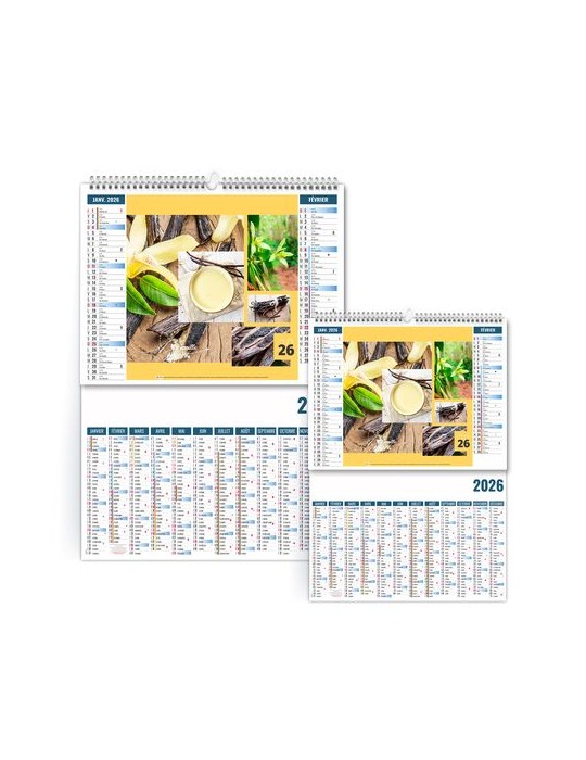 2EN1 - BOUQUET 2026 - SMALL 330 x 470 mm - MARQUAGE 1 COULEUR