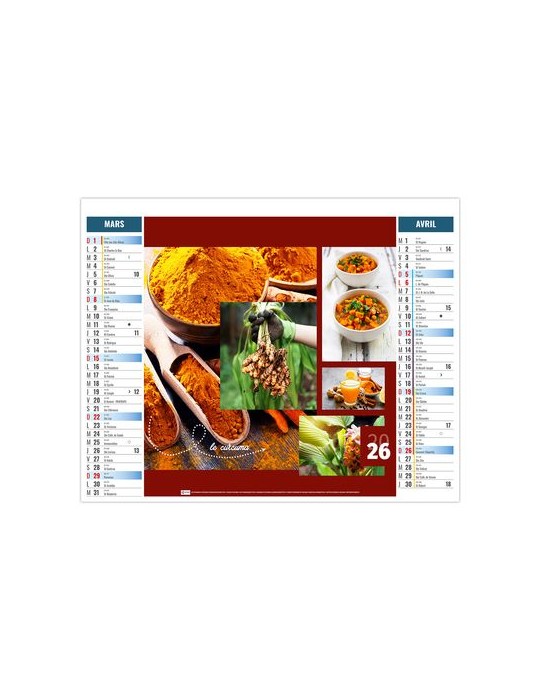 2EN1 - BOUQUET 2026 - SMALL 330 x 470 mm - MARQUAGE 1 COULEUR