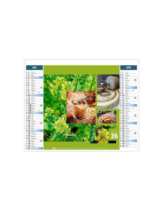 2EN1 - BOUQUET 2026 - SMALL 330 x 470 mm - MARQUAGE 1 COULEUR