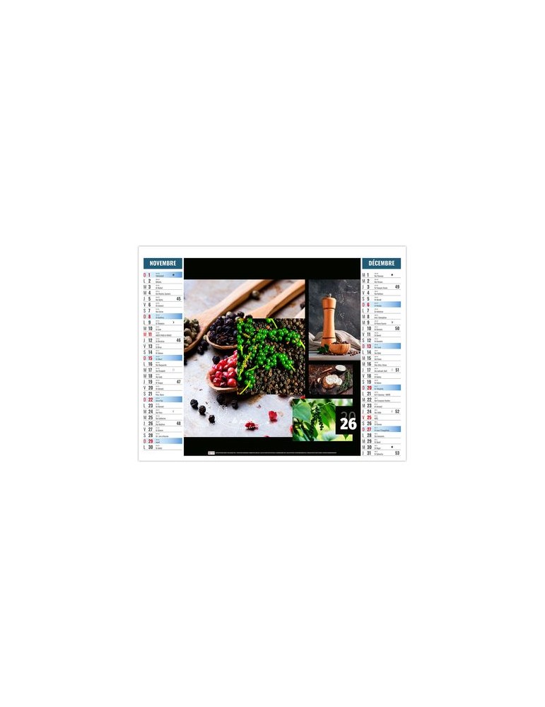 2EN1 - BOUQUET 2026 - SMALL 330 x 470 mm - MARQUAGE 1 COULEUR