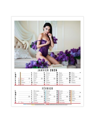 OPHELIE 2026 - 6 FEUILLETS - BLOC SEUL SANS MARQUAGE 2