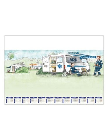 SM L'AMBULANCIER 2026 - SM 500 x 350 mm - 25 FEUILLETS