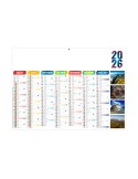 ALEXANDRE 2026 - MIDI 430 x 335 mm - LEGER 400G - SANS MARQUAGE - 1 TROU EN TETE personnalisation rapide en France