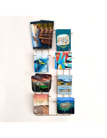 CARTE POSTALE - CARREE 140 x 140 mm - 380G SATIMAT - IMPRESSION QUADRI RECTO SEUL - PELLICULAGE BRILLANT RECTO SEUL