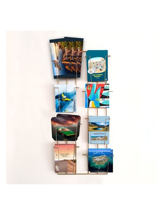 CARTE POSTALE - CARREE 140 x 140 mm - 380G SATIMAT - IMPRESSION QUADRI RECTO SEUL - PELLICULAGE BRILLANT RECTO SEUL