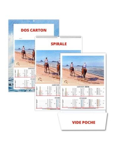 ZOE 2026 - 6 FEUILLETS - BLOC SEUL SANS MARQUAGE