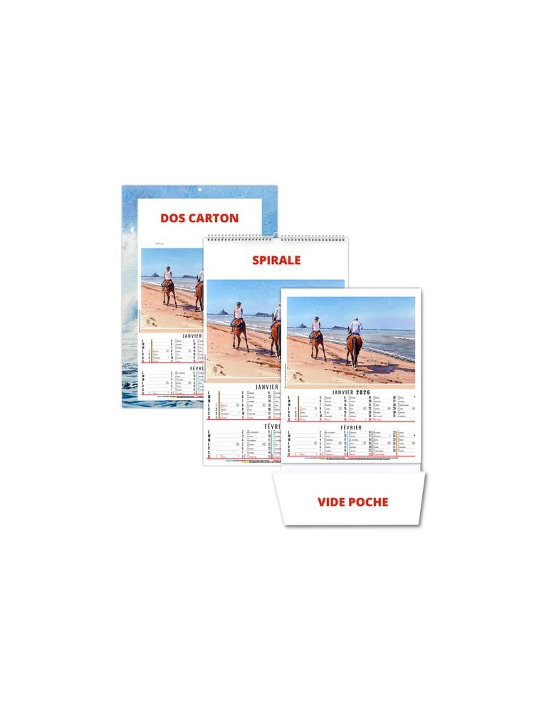 ZOE 2026 - 6 FEUILLETS - BLOC SEUL SANS MARQUAGE