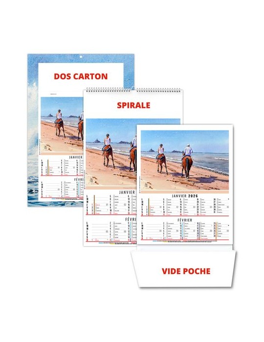 ZOE 2026 - 6 FEUILLETS - BLOC SEUL SANS MARQUAGE