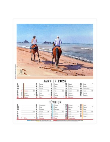 ZOE 2026 - 6 FEUILLETS - BLOC SEUL SANS MARQUAGE 2