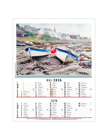 ZOE 2026 - 6 FEUILLETS - BLOC SEUL SANS MARQUAGE goodies publicitaire événementiel