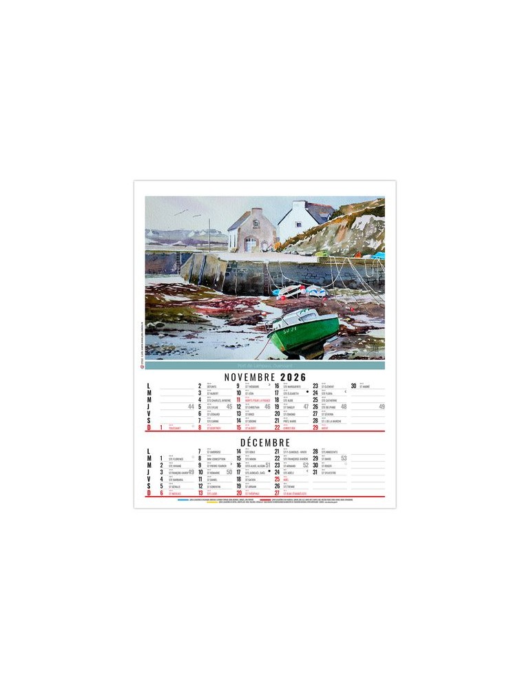 ZOE 2026 - 6 FEUILLETS - BLOC SEUL SANS MARQUAGE