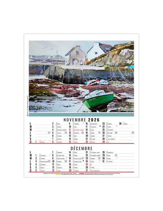 ZOE 2026 - 6 FEUILLETS - BLOC SEUL SANS MARQUAGE