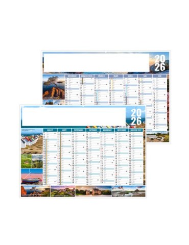 JULIEN 2026 - MIDI 430 x 335 mm - LEGER 400G - SANS MARQUAGE - 1 TROU EN TETE