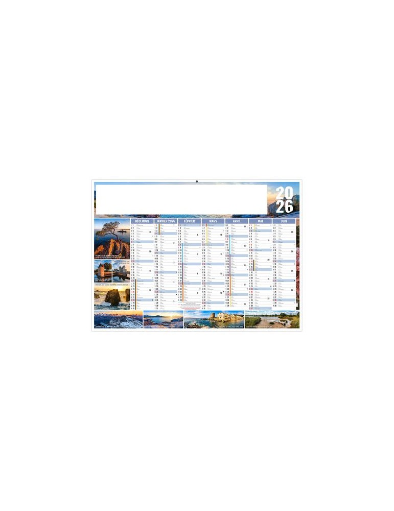 JULIEN 2026 - MIDI 430 x 335 mm - LEGER 400G - SANS MARQUAGE - 1 TROU EN TETE