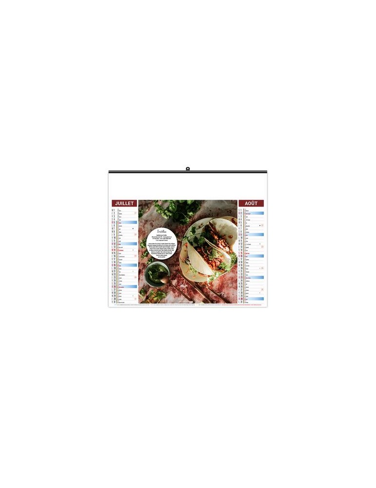 ILLUSTRE ECO - RECETTES 2026 - XXL 480 x 420 mm