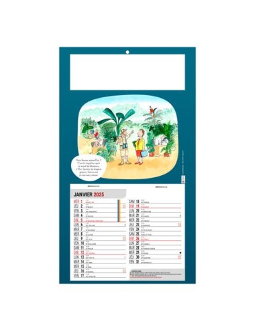 PLAQUE 1 VUE LISE 2026 - DOS CARTON - EURO BLOC - SANS MARQUAGE