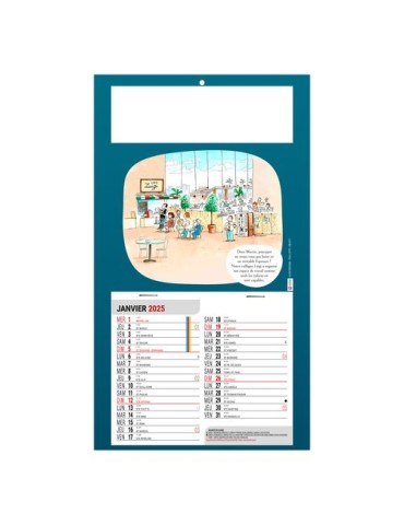 PLAQUE 1 VUE LISE 2026 - DOS CARTON - EURO BLOC - SANS MARQUAGE 2