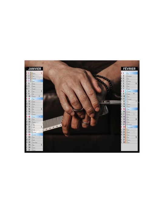 2 EN 1 CREATION 2026 - XXL 474 x 700 mm - MARQUAGE QUADRI