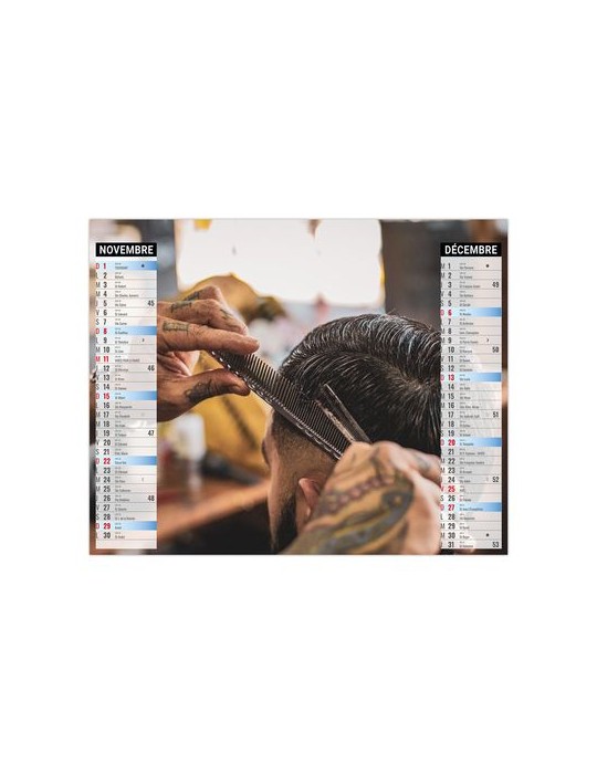 2 EN 1 CREATION 2026 - XXL 474 x 700 mm - MARQUAGE QUADRI