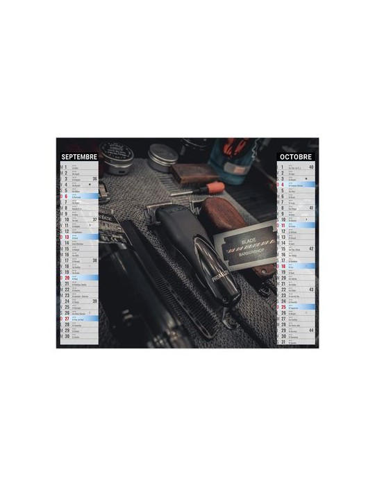 2 EN 1 CREATION 2026 - XXL 474 x 700 mm - MARQUAGE QUADRI