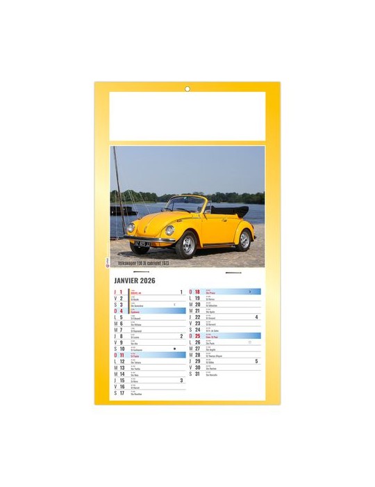 PLAQUE 1 VUE GASTON 2026 - DOS CARTON - EURO BLOC - SANS MARQUAGE