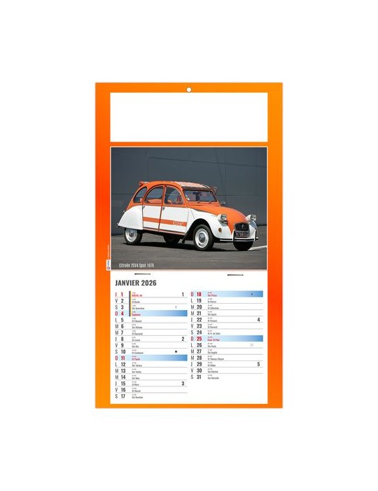 PLAQUE 1 VUE GASTON 2026 - DOS CARTON - EURO BLOC - SANS MARQUAGE