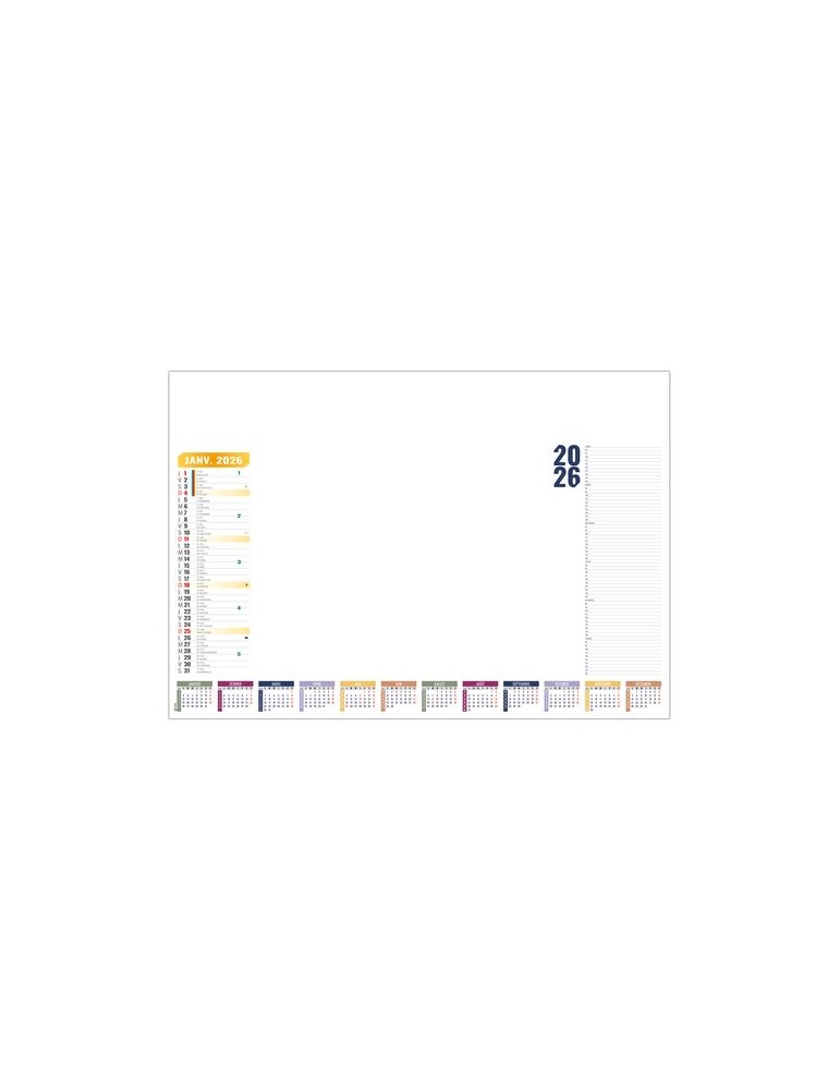 SM STENO VARIABLE 2026 - SM 600 x 420 mm