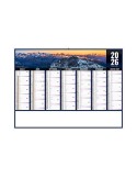 LIBERTE AUVERGNE-RHONE-ALPES 2026 - MIDI 430 x 335 mm - LEGER 400G - SANS MARQUAGE - 1 TROU EN TETE personnalisation rapide en F