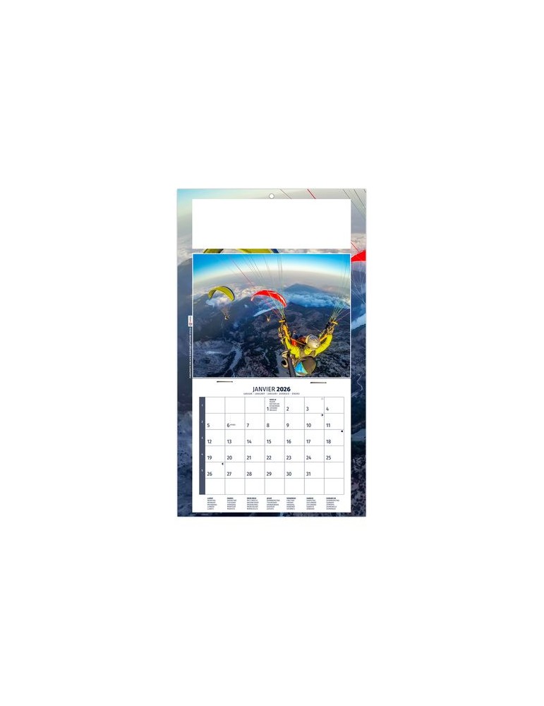 PLAQUE 1 VUE KELLY 2026 - DOS CARTON - EURO BLOC - SANS MARQUAGE