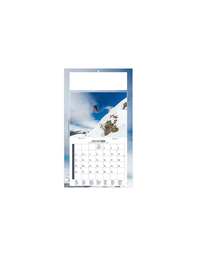 PLAQUE 1 VUE KELLY 2026 - DOS CARTON - EURO BLOC - SANS MARQUAGE