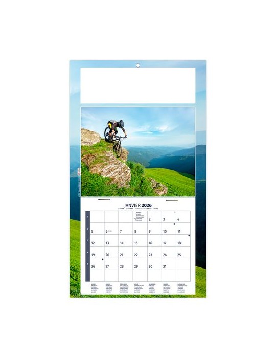 PLAQUE 1 VUE KELLY 2026 - DOS CARTON - EURO BLOC - SANS MARQUAGE