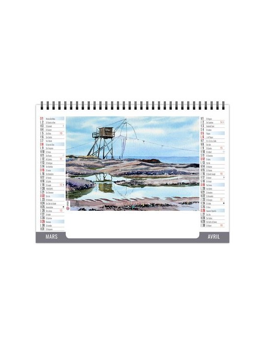 CHEVALET STANDARD 7F - LITTORAL 2026 - QUADRI