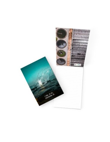 BLOCS-NOTES COUVERTURE SOUPLE ENVELOPPANTE - MAXI 210 x 297 mm - COUVERTURE ENVELOPPANTE QUADRI 380g SATIMAT SANS PELLICULAGE -  2