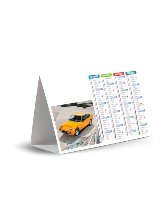 CHEVALET DE COMPTOIR - COUPES 2026 - QUADRI