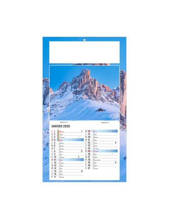PLAQUE 1 VUE ESTEBAN 2026 - DOS CARTON - BLOC B2 - SANS MARQUAGE