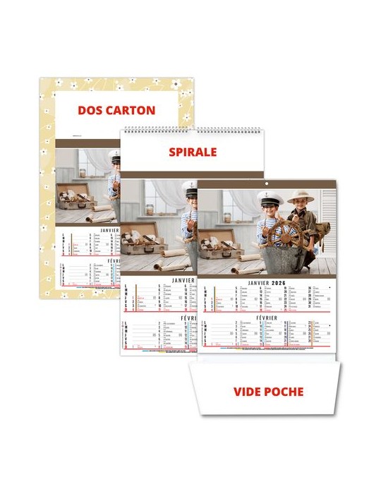 MATTEO 2026 - 6 FEUILLETS - BLOC SEUL SANS MARQUAGE