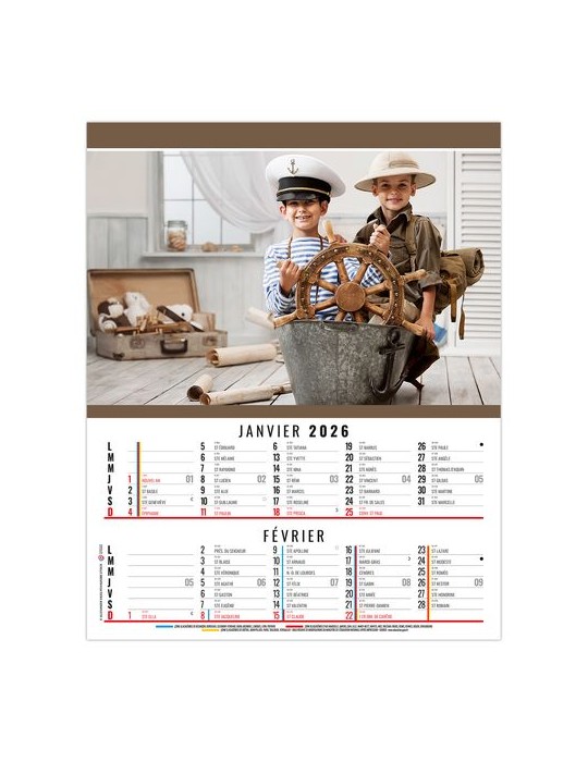 MATTEO 2026 - 6 FEUILLETS - BLOC SEUL SANS MARQUAGE