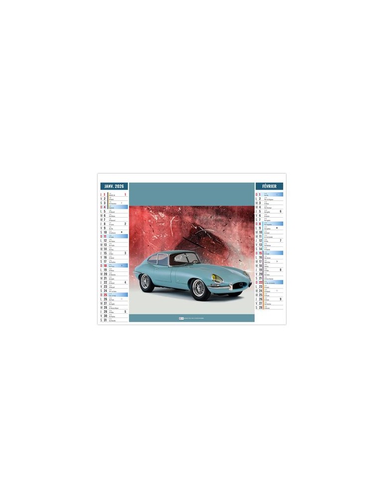 2EN1 - RALLYE 2026 - XXL 474 x 700 mm - MARQUAGE 1 COULEUR