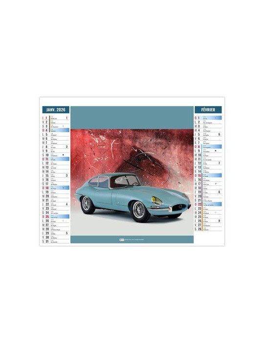 2EN1 - RALLYE 2026 - XXL 474 x 700 mm - MARQUAGE 1 COULEUR