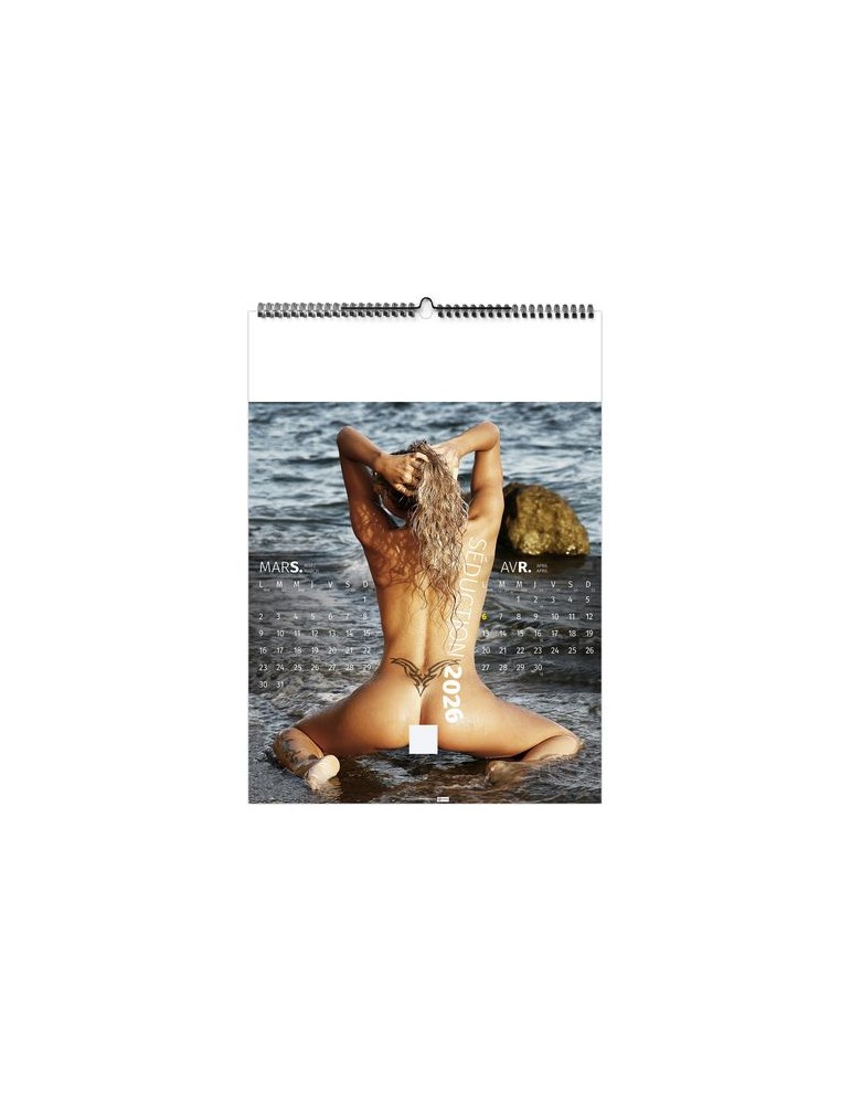 SÉDUCTION 2026 - 6 FEUILLETS - RELIURE BAGUETTE - SANS MARQUAGE