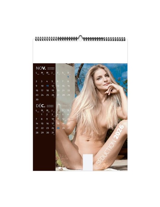 SÉDUCTION 2026 - 6 FEUILLETS - RELIURE BAGUETTE - SANS MARQUAGE